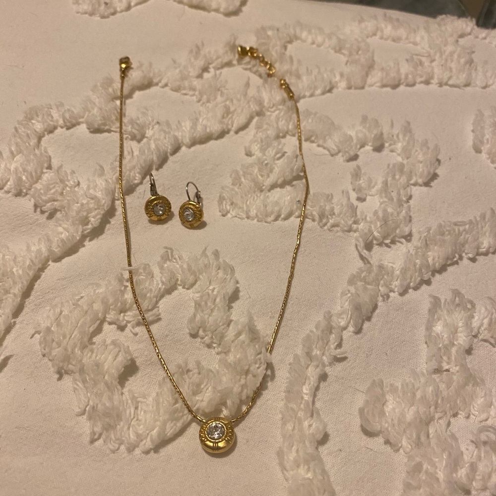 Brighton earrings and necklace